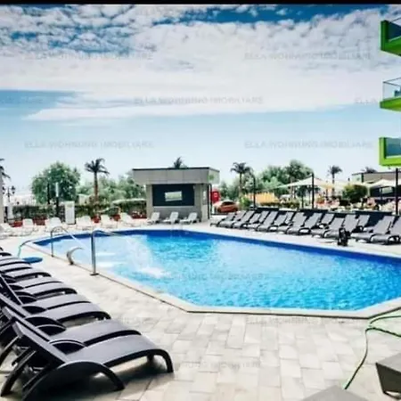 Luxury & Cu Piscina Interioara Incalzita Gym Apartment Navodari